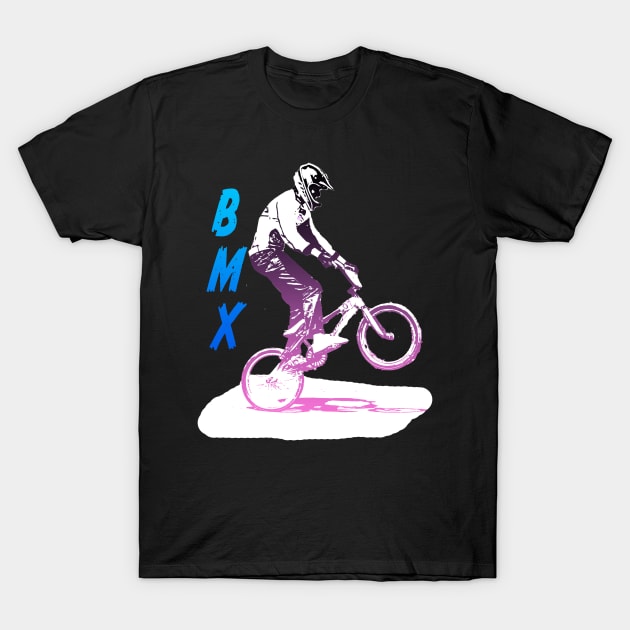 bmx T-Shirt by rickylabellevie